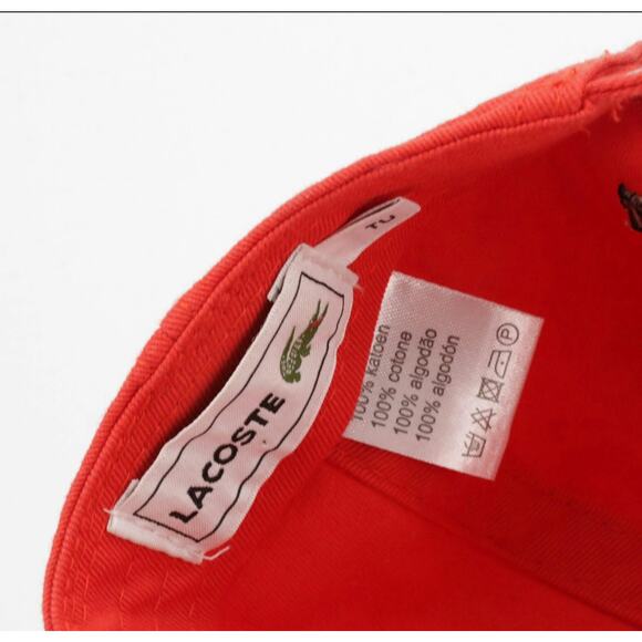 Lacoste IZOD Women’s Red Ballcap - Picture 5 of 5